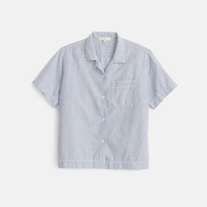 Alex Mill Maddie Camp Shirt in Blue Stripe